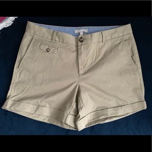 Banana Republic City Chino Shorts Size 8